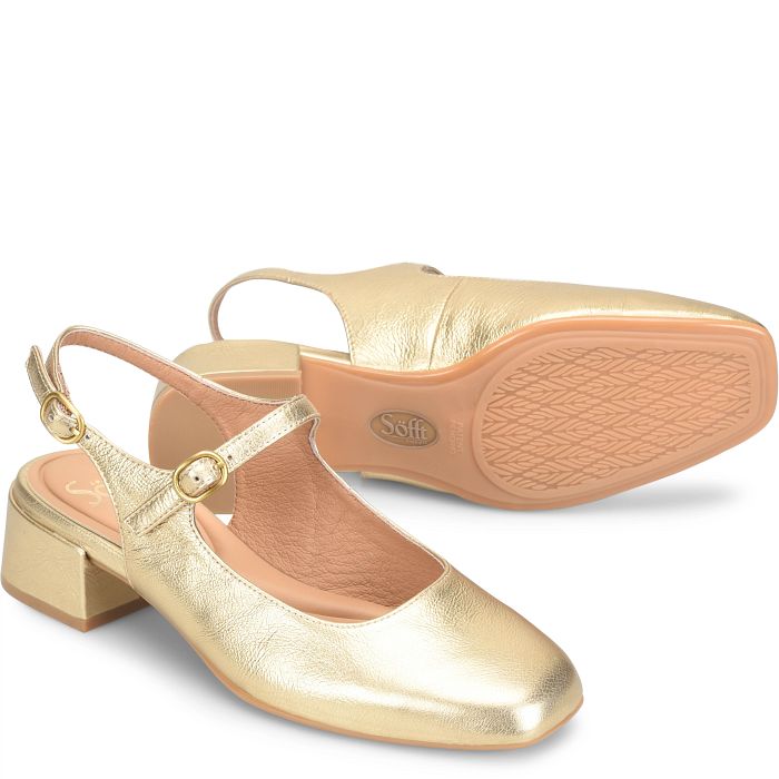 söfft Leyla Shop Dress Dress Pumps Gold (Metallic)