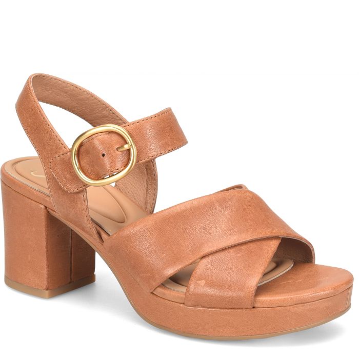 Söfft Lizzie Shop Heels Heeled Sandals Luggage (Tan)