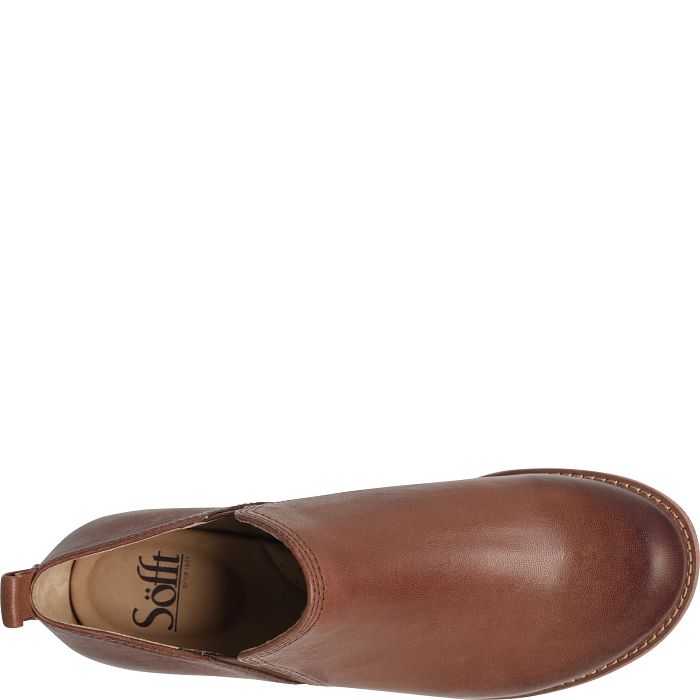 Söfft Naisbury Shop Flats Loafers Cafe (Brown)