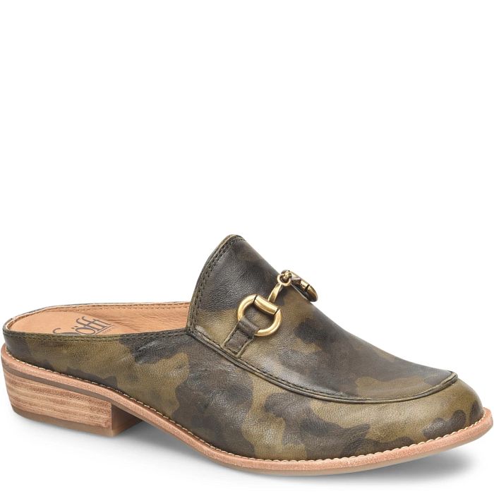 Söfft Naoko Shop Flats Loafers Olive (Green)