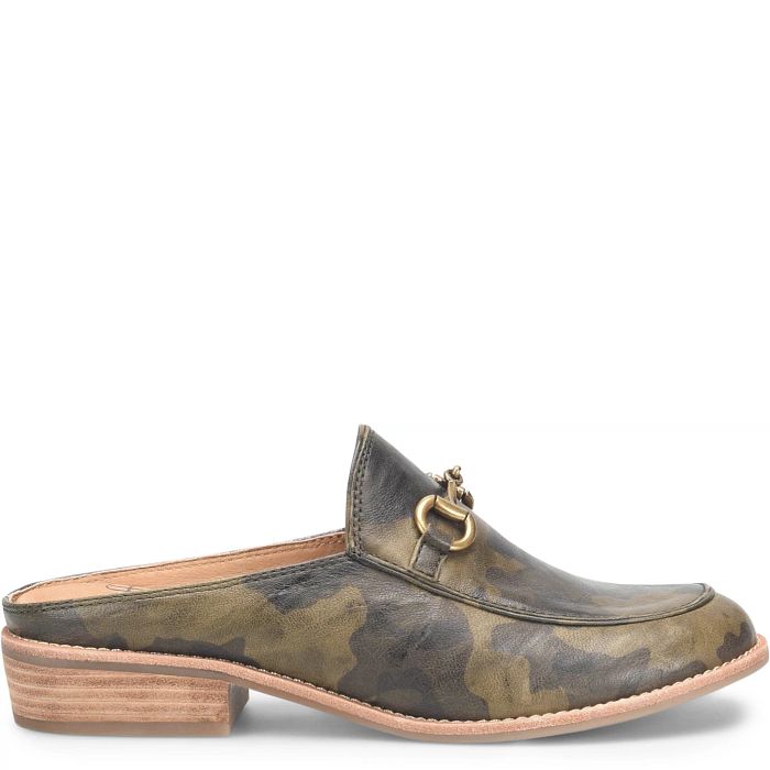 Söfft Naoko Shop Flats Loafers Olive (Green)