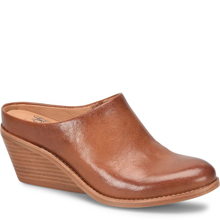 Söfft Nicki Shop Flats Mules Russet Brown (Brown)