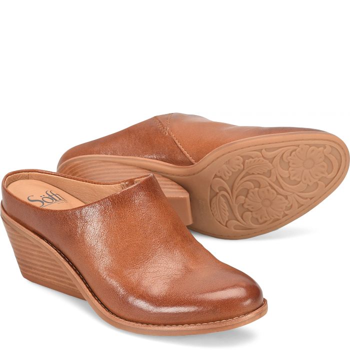söfft Nicki Shop Flats Mules Russet Brown (Brown)