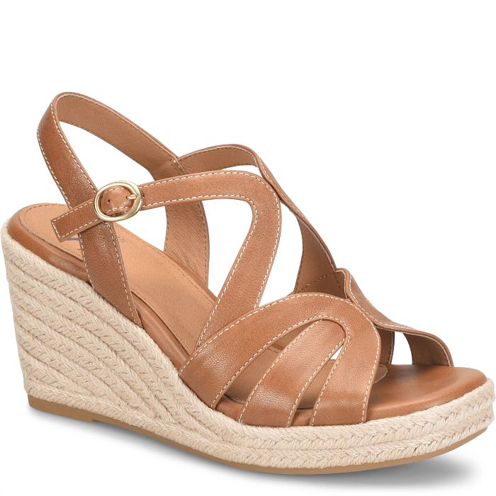 Söfft Norma Shop Sandals Wedge Sandals Sand (Brown)