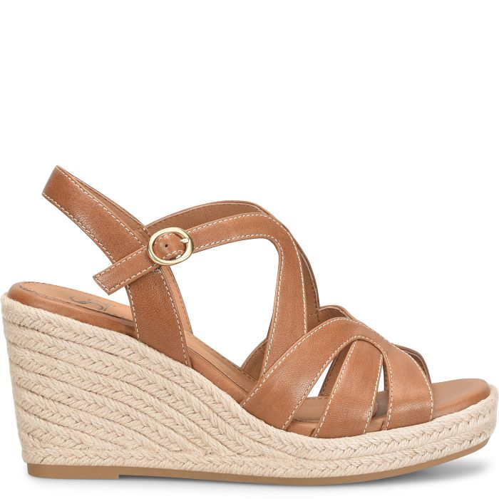 Söfft Norma Shop Sandals Wedge Sandals Sand (Brown)