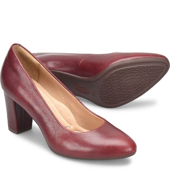 söfft Parisa Shop Dress Dress Pumps Chianti (Red)