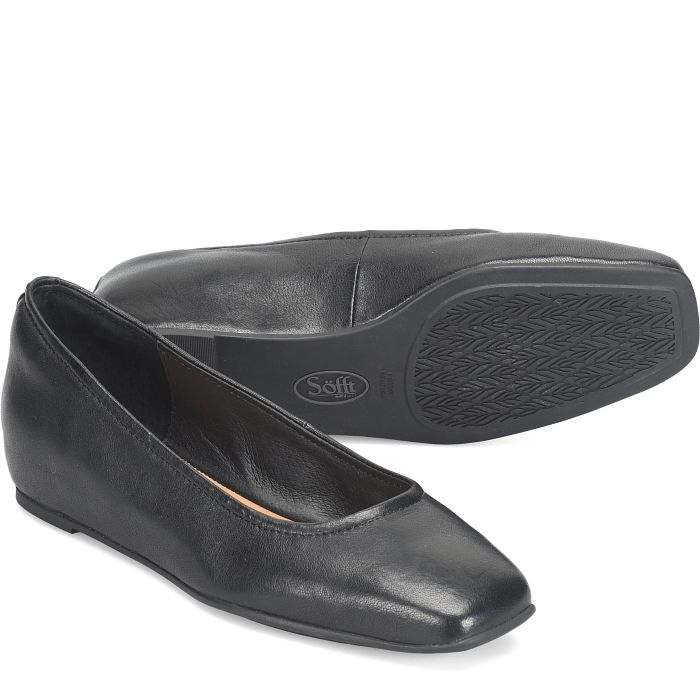 söfft Poppy Shop Flats Ballet Flats Black