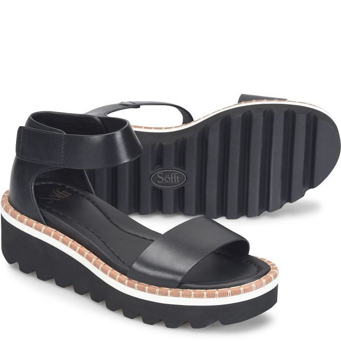 söfft Ripley Shop Sandals Platform Sandals Black