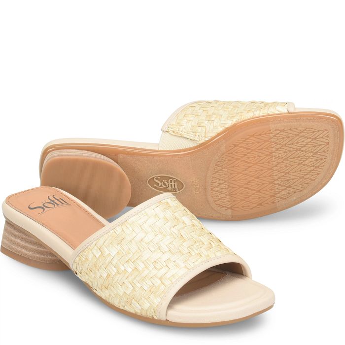 söfft Sahara Shop Sandals Flat Sandals Tan (Ivory)