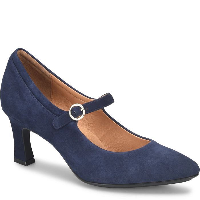 Söfft Sienna Shop Dress Dress Pumps Sky Navy (Blue)