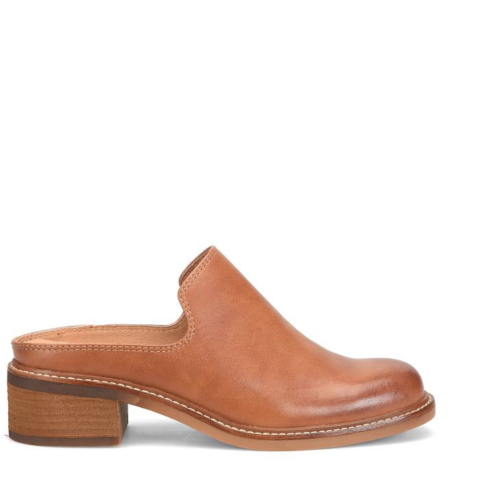Söfft Trinity Shop Flats Mules Luggage (Tan)