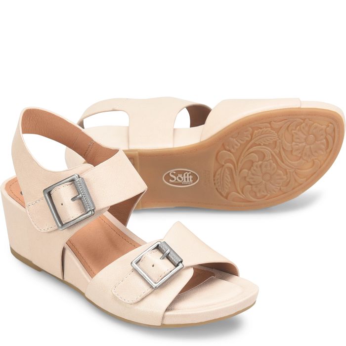 söfft Valeri Shop Sandals Wedge Sandals Tapioca Grey (Grey)