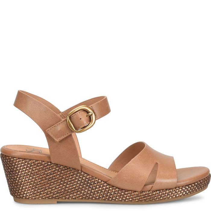 söfft Vanessa Shop Sandals Wedge Sandals Sand (Brown)