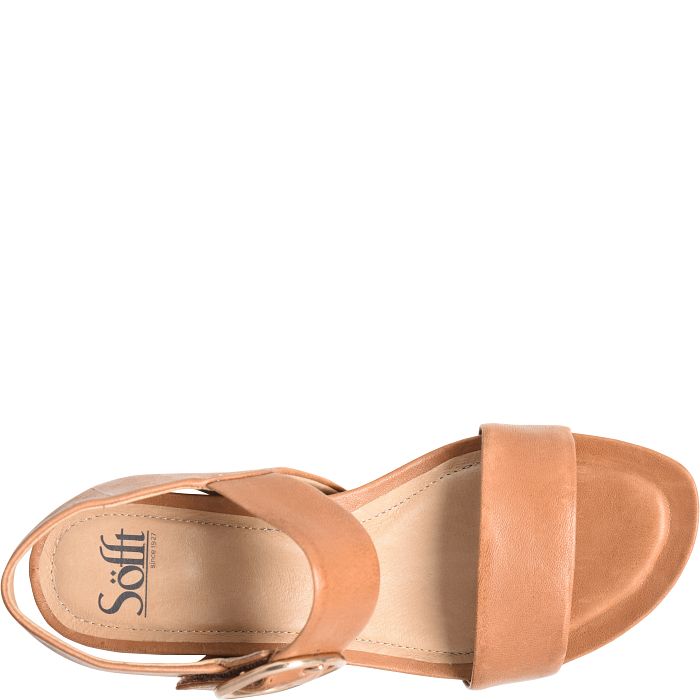 Söfft Vaya Shop Sandals Wedge Sandals Luggage (Brown)