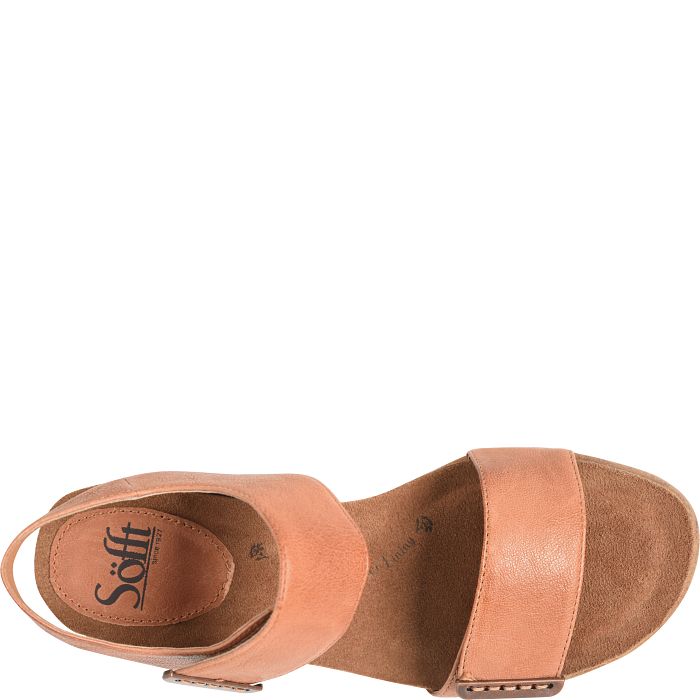 Söfft Verdi II Shop Sandals Wedge Sandals Luggage (Tan)
