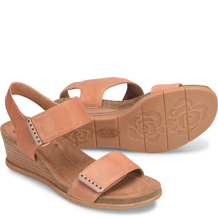 söfft Verdi II Shop Sandals Wedge Sandals Luggage (Tan)