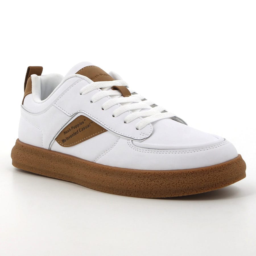 soft style Ambrose Sneakers White Microfibre Leather