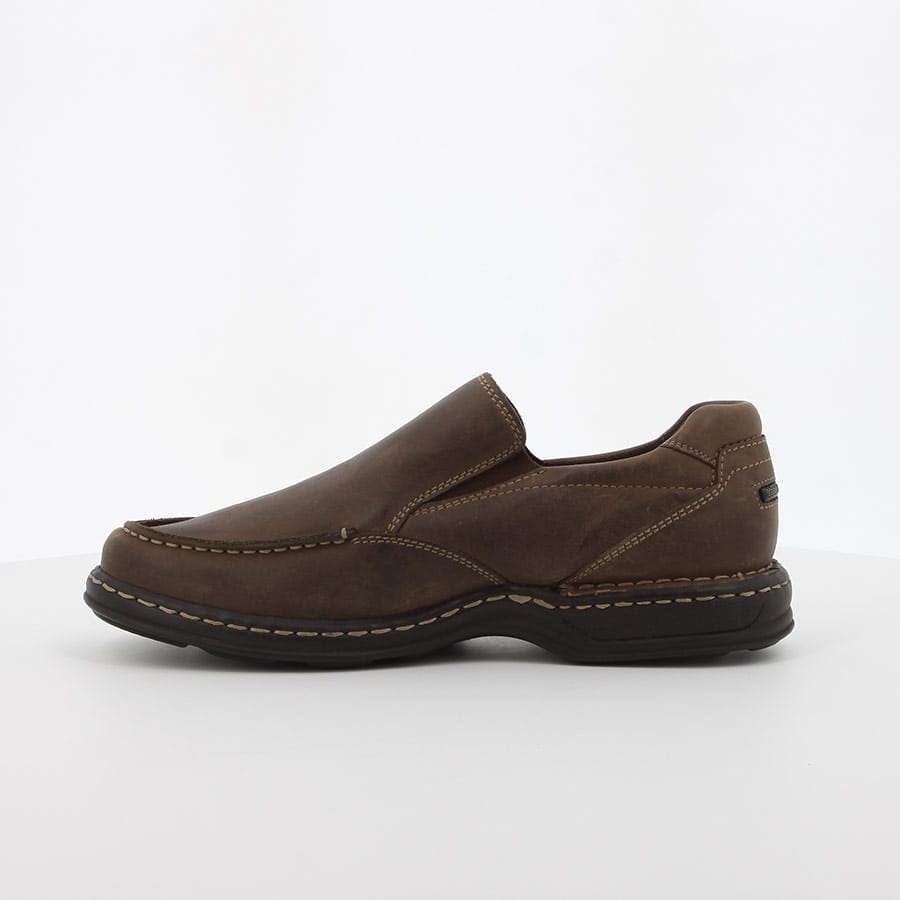 Soft Style Benji Casual Leather Slip On Shoes Brown