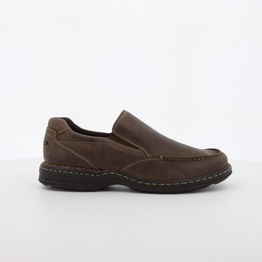 soft style Benji Casual Leather Slip on Shoes Brown