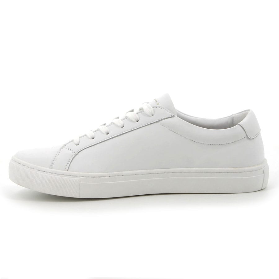 Soft Style Hush Puppies Adi Microfibre Leather Sneakers White
