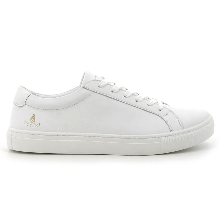 soft style Hush Puppies Adi Microfibre Leather Sneakers White