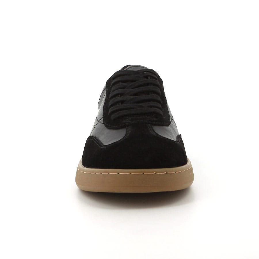 Soft Style Hush Puppies Alec Sneakers Black Leather