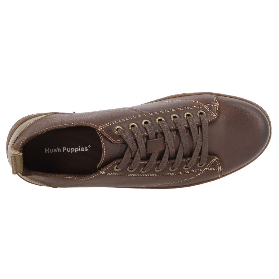 Soft Style Hush Puppies Andre Casual Lace Ups Coffee Leather