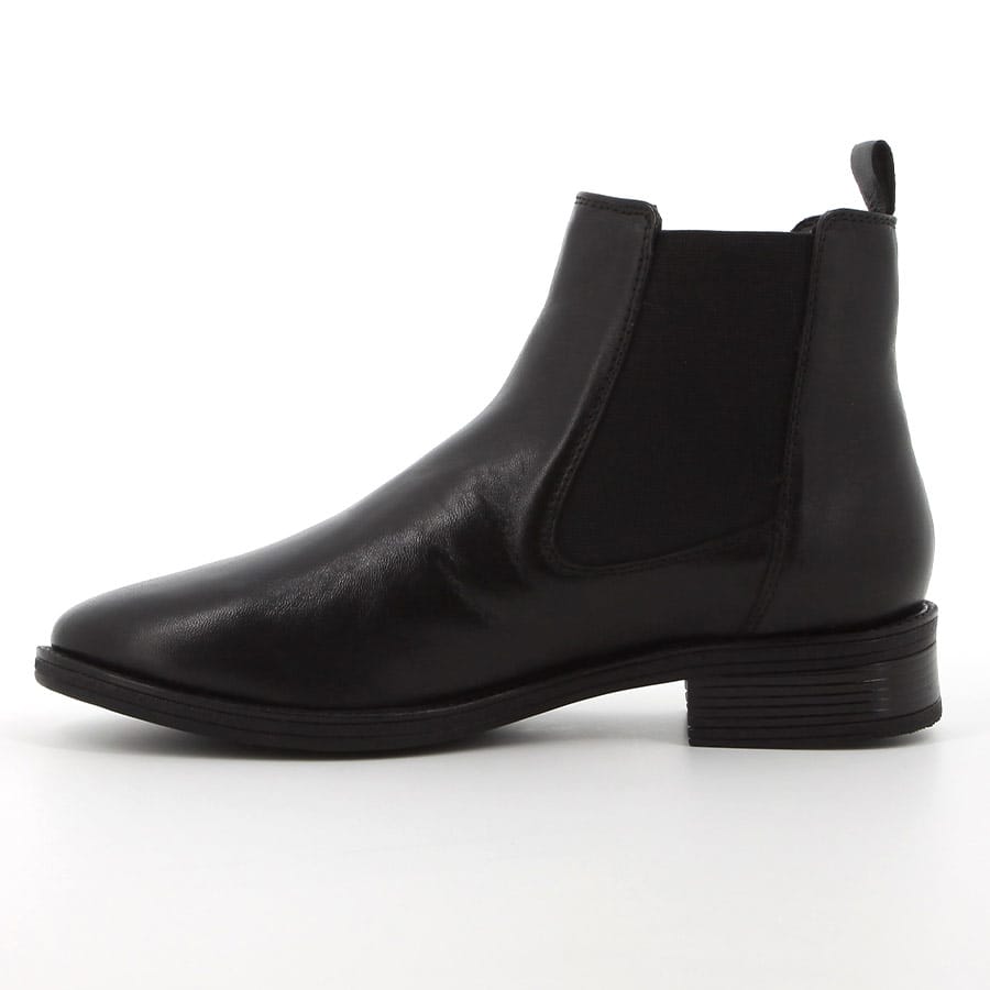 Soft Style Hush Puppies Annika Leather Ankle Boot Black