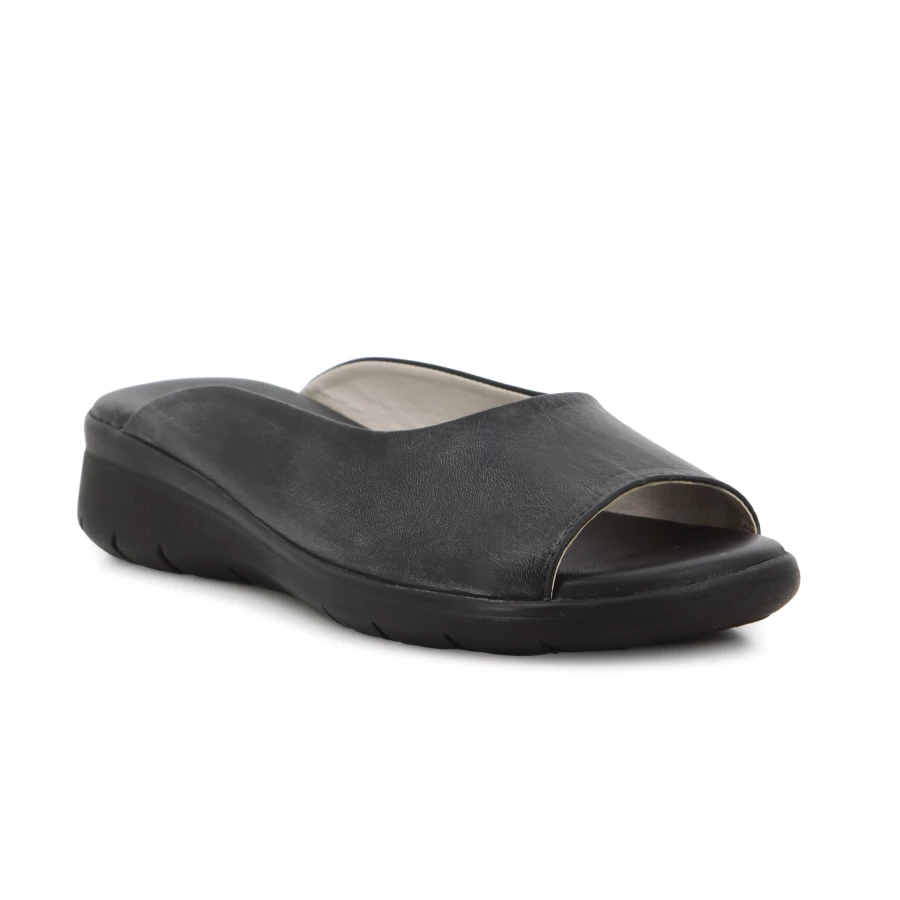 Soft Style Hush Puppies Ansari Sandals Black Nappa Leather