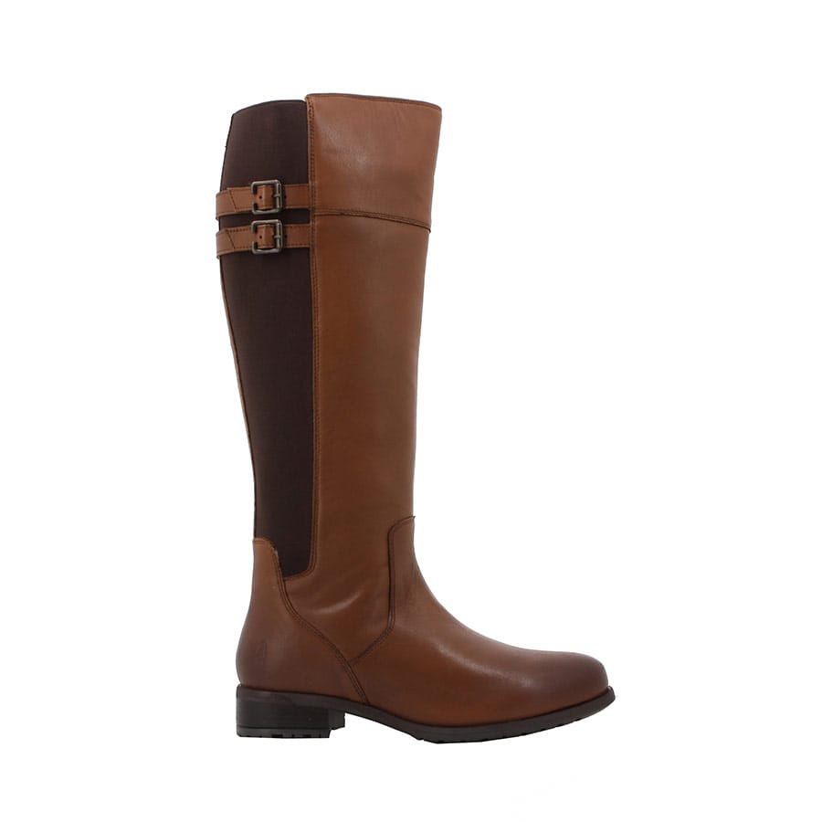 soft style Hush Puppies Arla Knee High Burnished Leather Tan