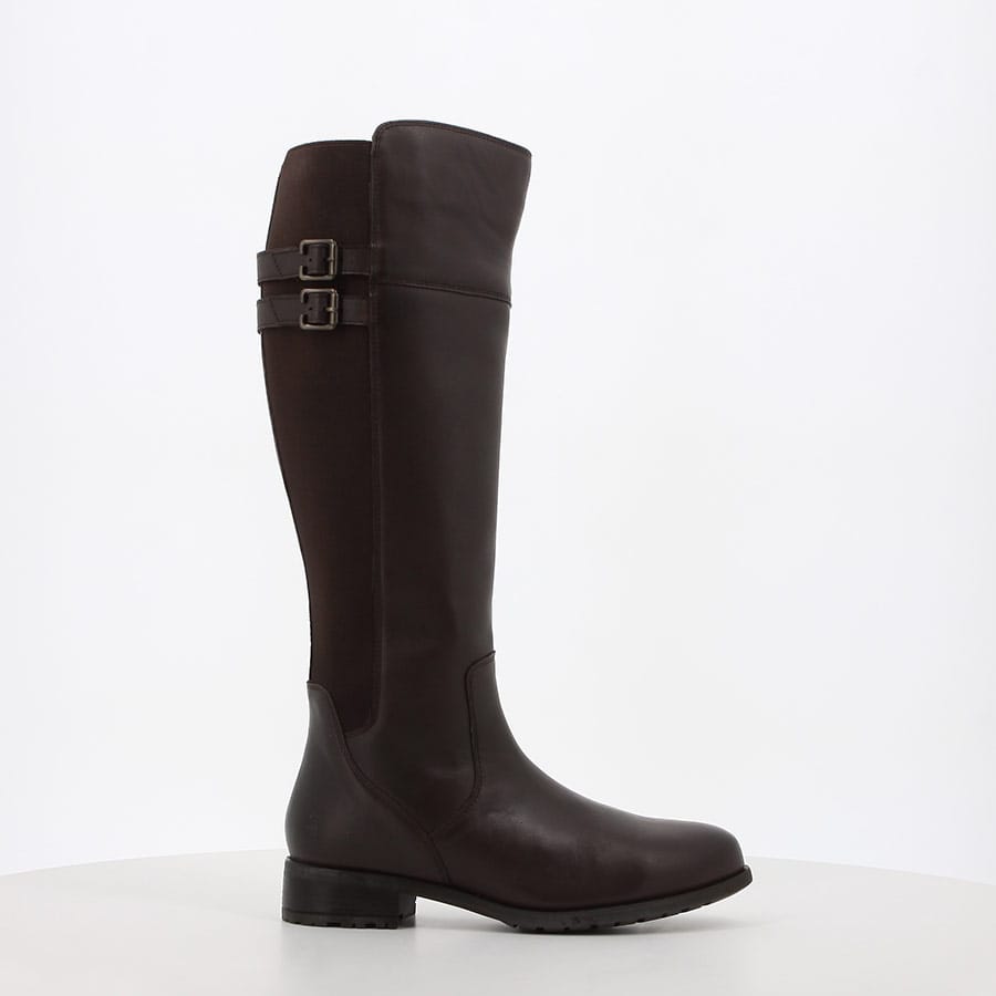 soft style Hush Puppies Arla Knee High Leather Boot Brown