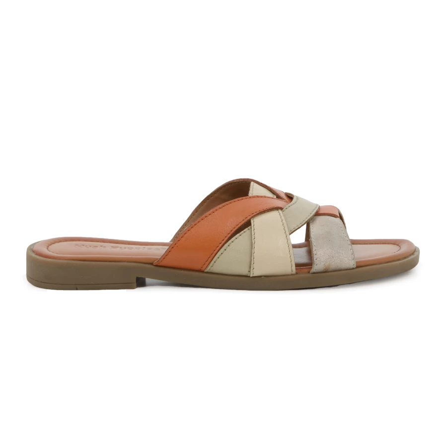soft style Hush Puppies Artemis Sandals Camel Rose Nappa Leather