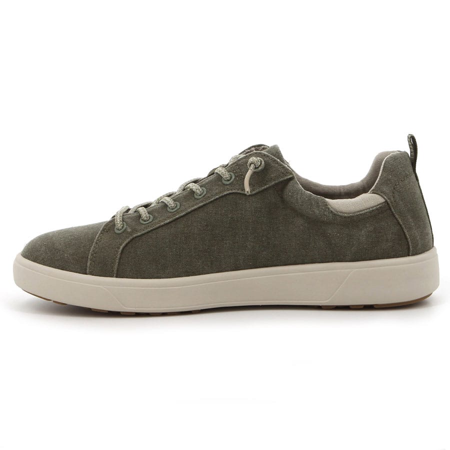 Soft Style Hush Puppies Atlas Sneakers Khaki Textile
