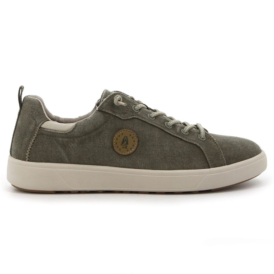 soft style Hush Puppies Atlas Sneakers Khaki Textile