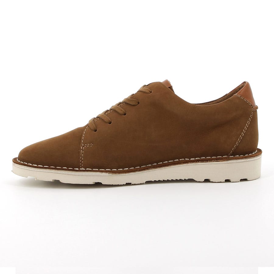 Soft Style Hush Puppies Bobbie Casual Lace Up Shoes Tobacco