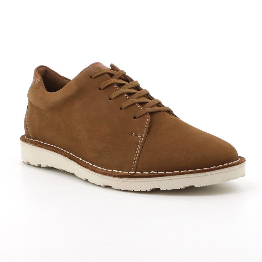 Soft Style Hush Puppies Bobbie Casual Lace Up Shoes Tobacco