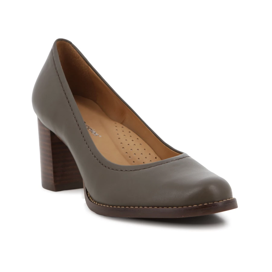 Soft Style Hush Puppies Brienne Heels Dark Earth Mestico Lexy Leather