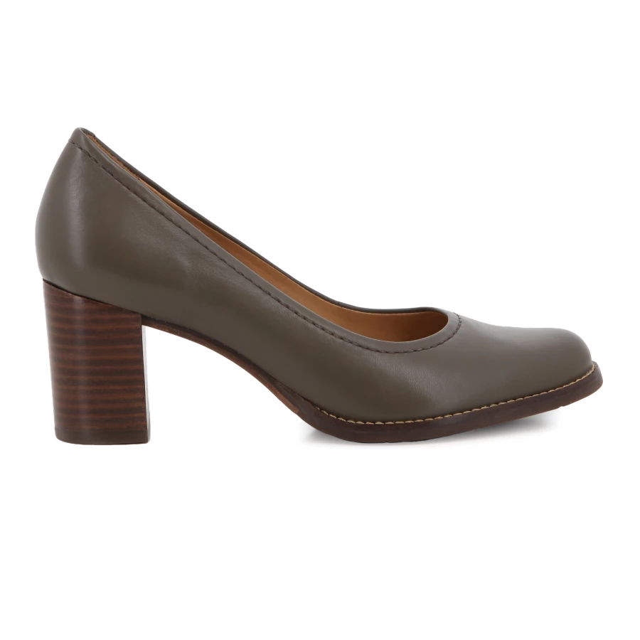 soft style Hush Puppies Brienne Heels Dark Earth Mestico Lexy Leather