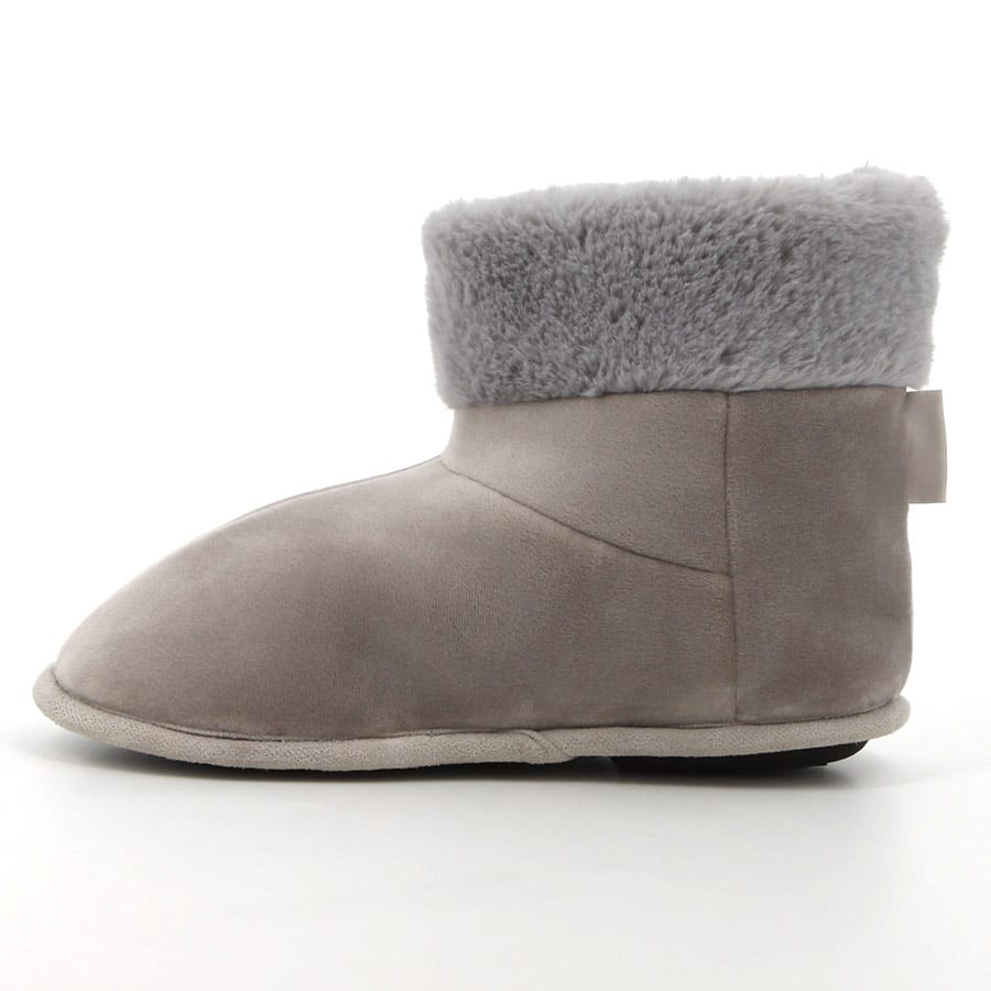 Soft Style Hush Puppies Casa Boot Slippers Frost Grey