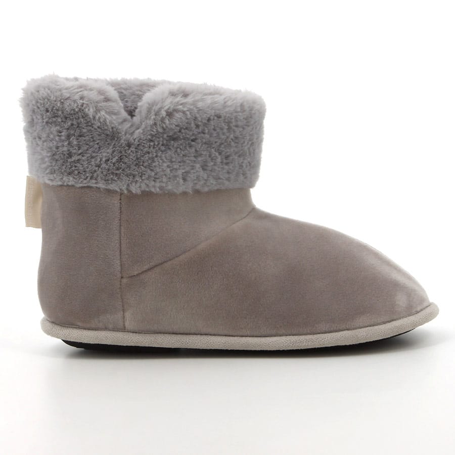 soft style Hush Puppies Casa Boot Slippers Frost Grey