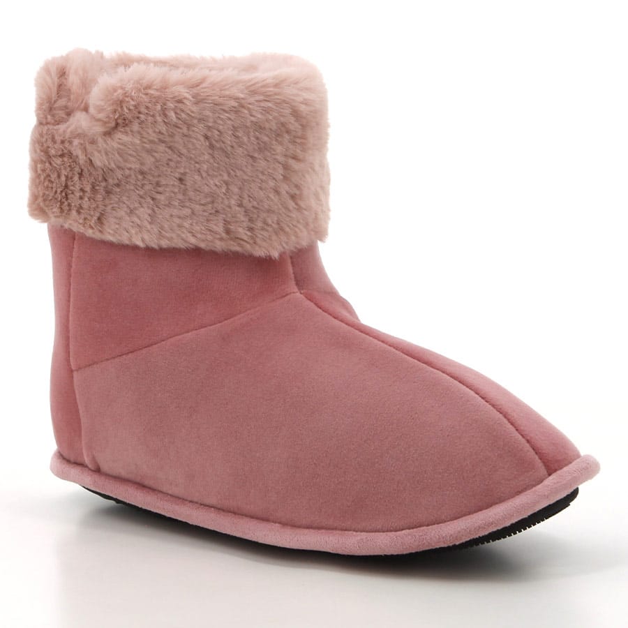 Soft Style Hush Puppies Casa Boots Slippers Dusty Pink