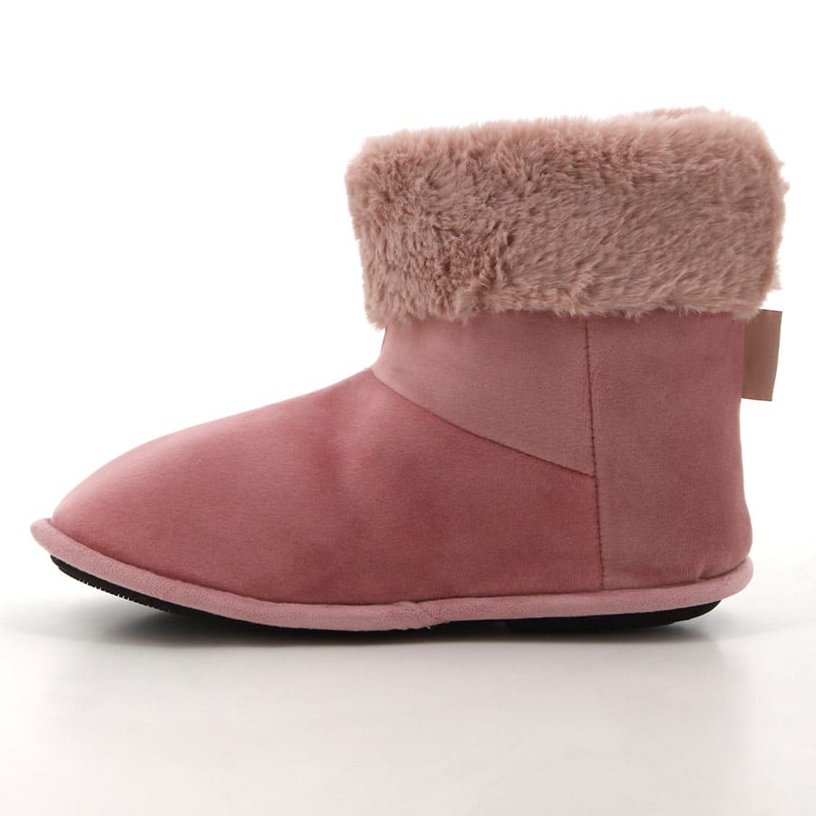 Soft Style Hush Puppies Casa Boots Slippers Dusty Pink