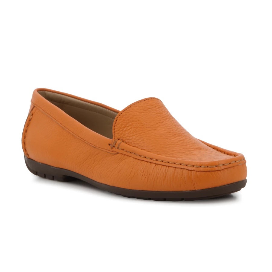 Soft Style Hush Puppies Catarina Casual Flats Orange Leather