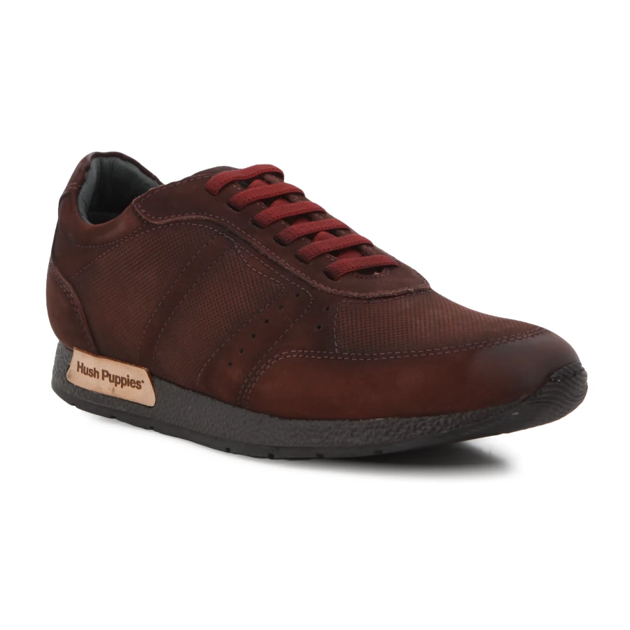 Soft Style Hush Puppies Cornell Sneakers Red Nubuck