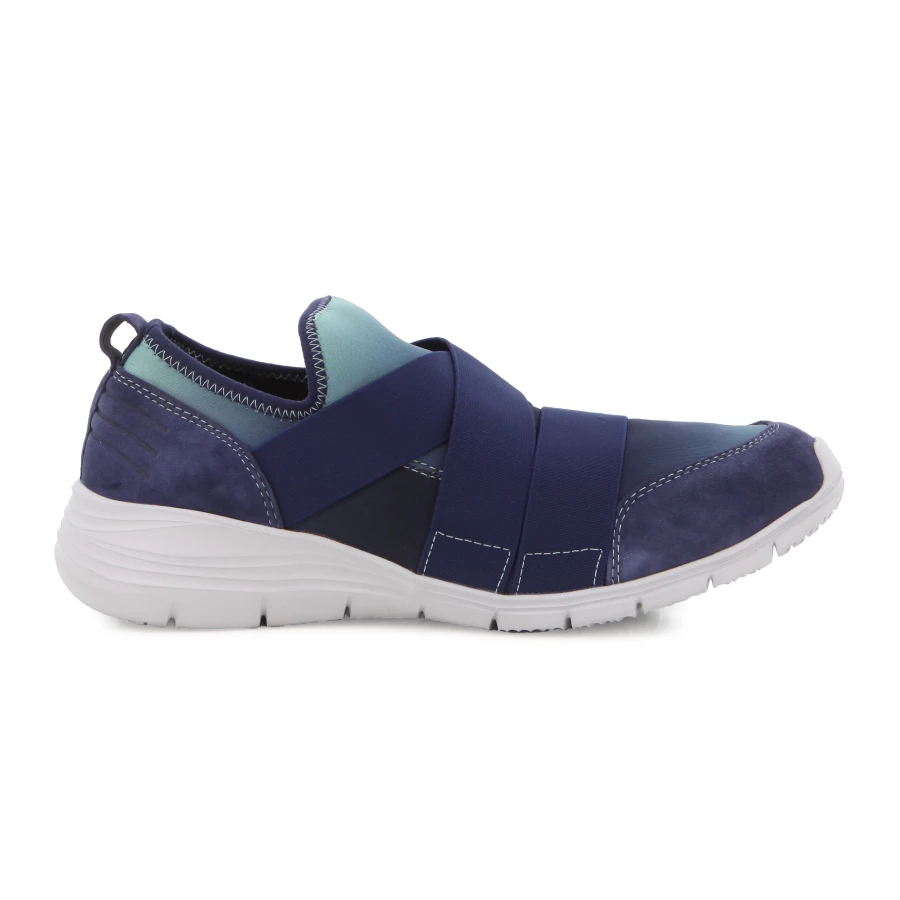 soft style Hush Puppies Diede Cypress Navy Knit Sneakers