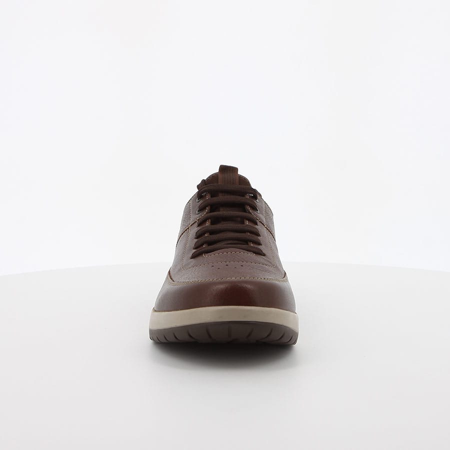 Soft Style Hush Puppies Diego Casual Lace Up Shoes Brown Leather