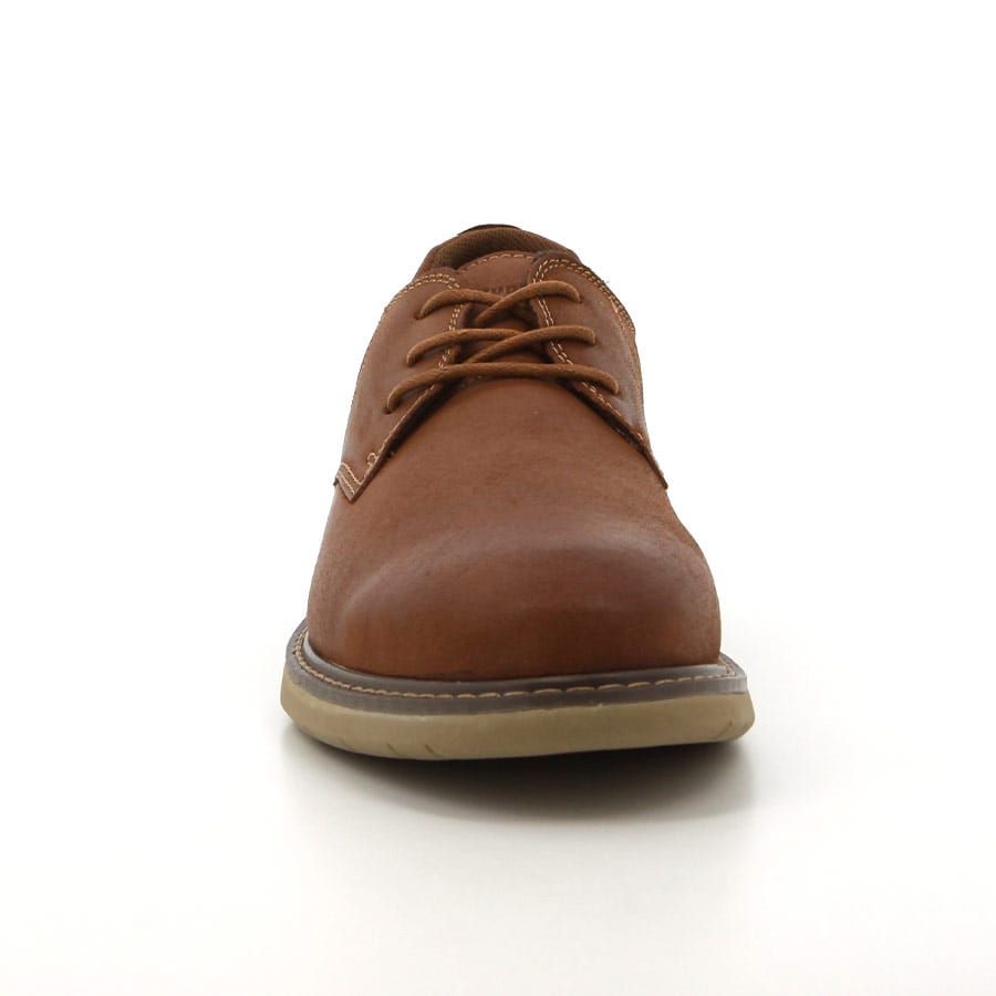 Soft Style Hush Puppies Dylan Leather Lace Up Shoes Tan