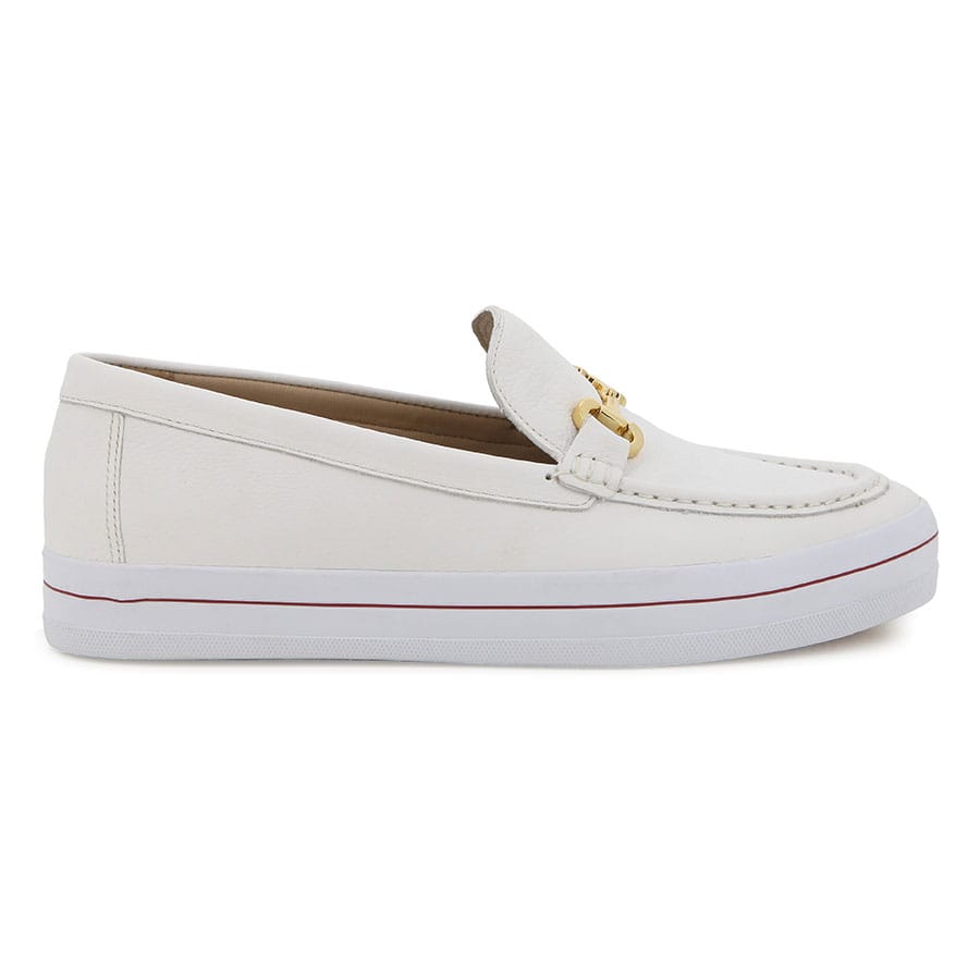 soft style Hush Puppies Elaina Branco White Slip On Nature Tumbled Leather