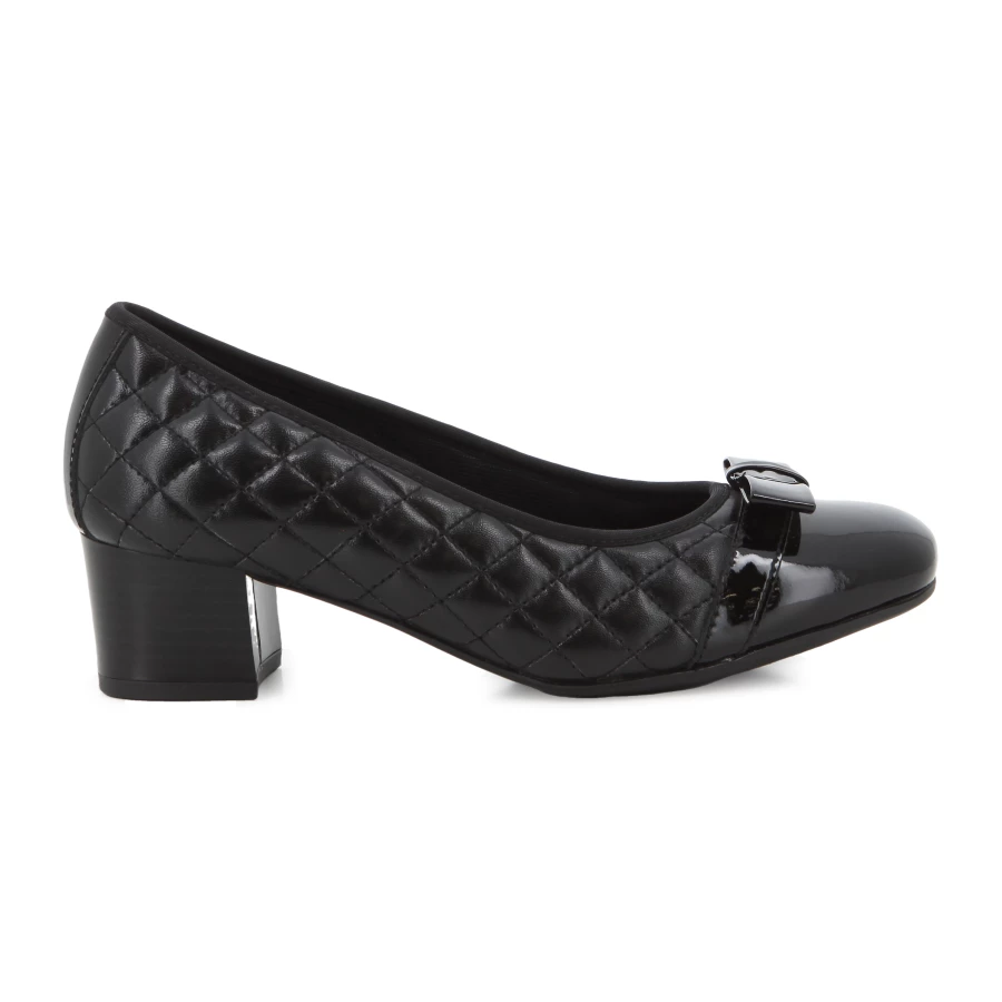 soft style Hush Puppies Emma II Black Classic Court