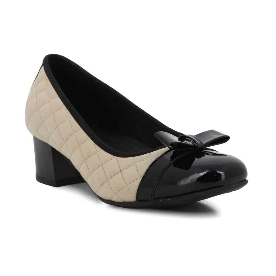 Soft Style Hush Puppies Emma II White Black Classic Court
